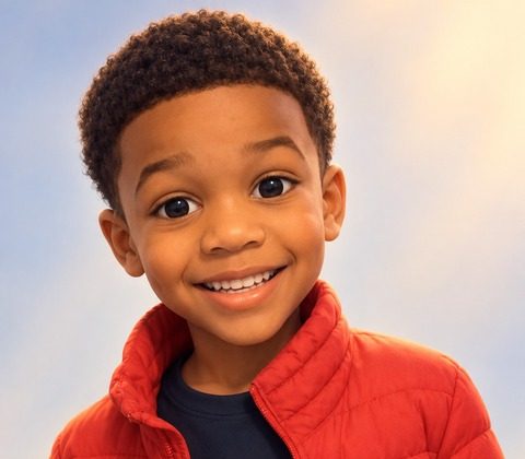 Another grandson as a 3D hero