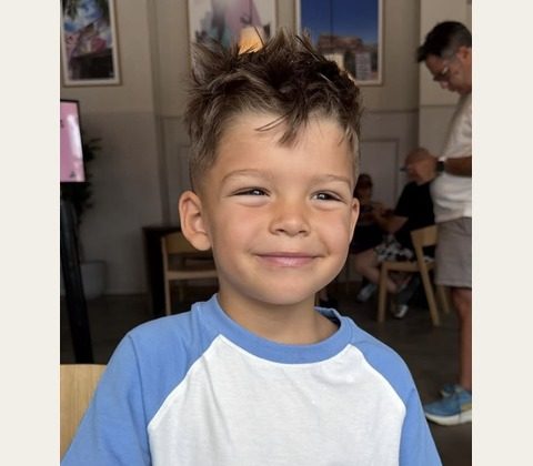 A boy of about 5 — original photo