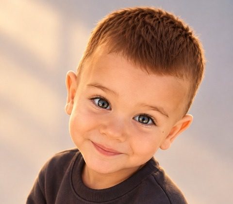 A toddler boy — 3D hero